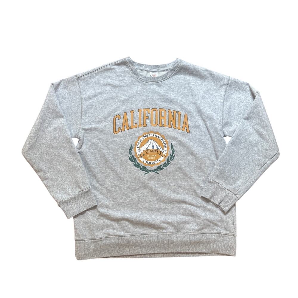 Wild Fable light gray California crew oversized sweater SIZE XXL